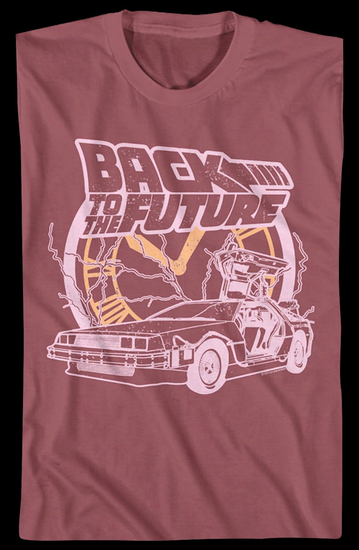 Retro Clock Collage Back To The Future T-Shirt
