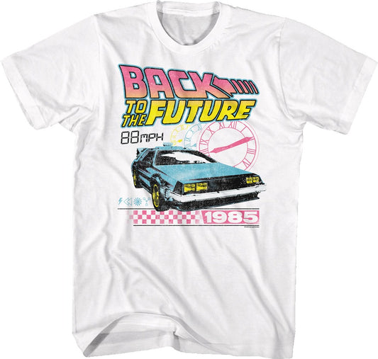 Retro Clocks Back To The Future T-Shirt