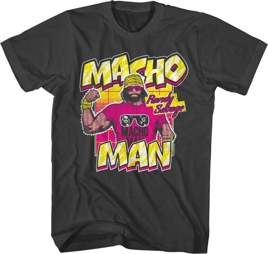 Retro Flex Macho Man Randy Savage T-Shirt