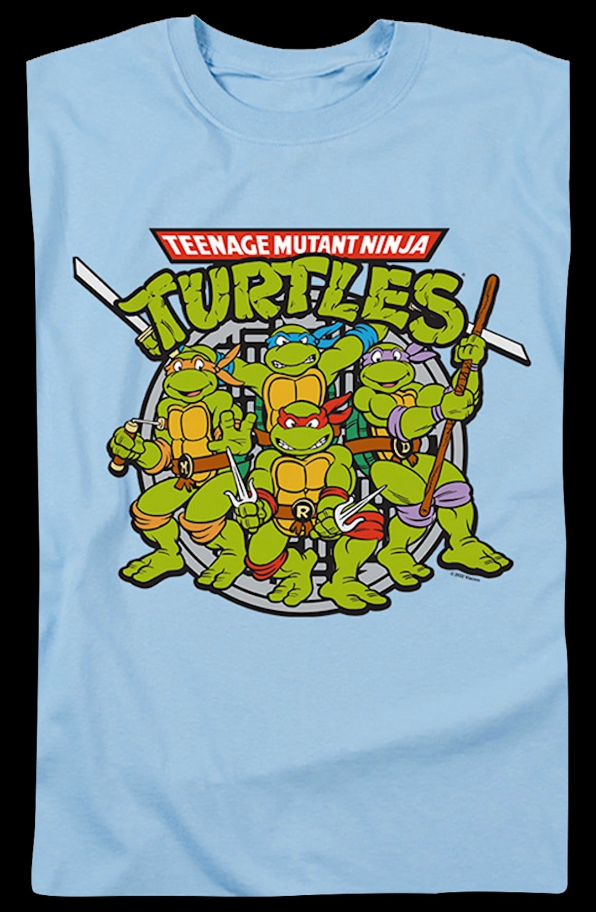 Retro Group Photo Teenage Mutant Ninja Turtles T-Shirt