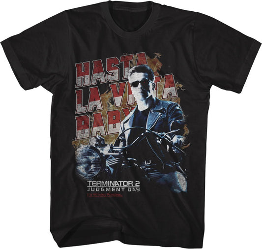Retro Hasta La Vista Baby Terminator 2: Judgment Day T-Shirt