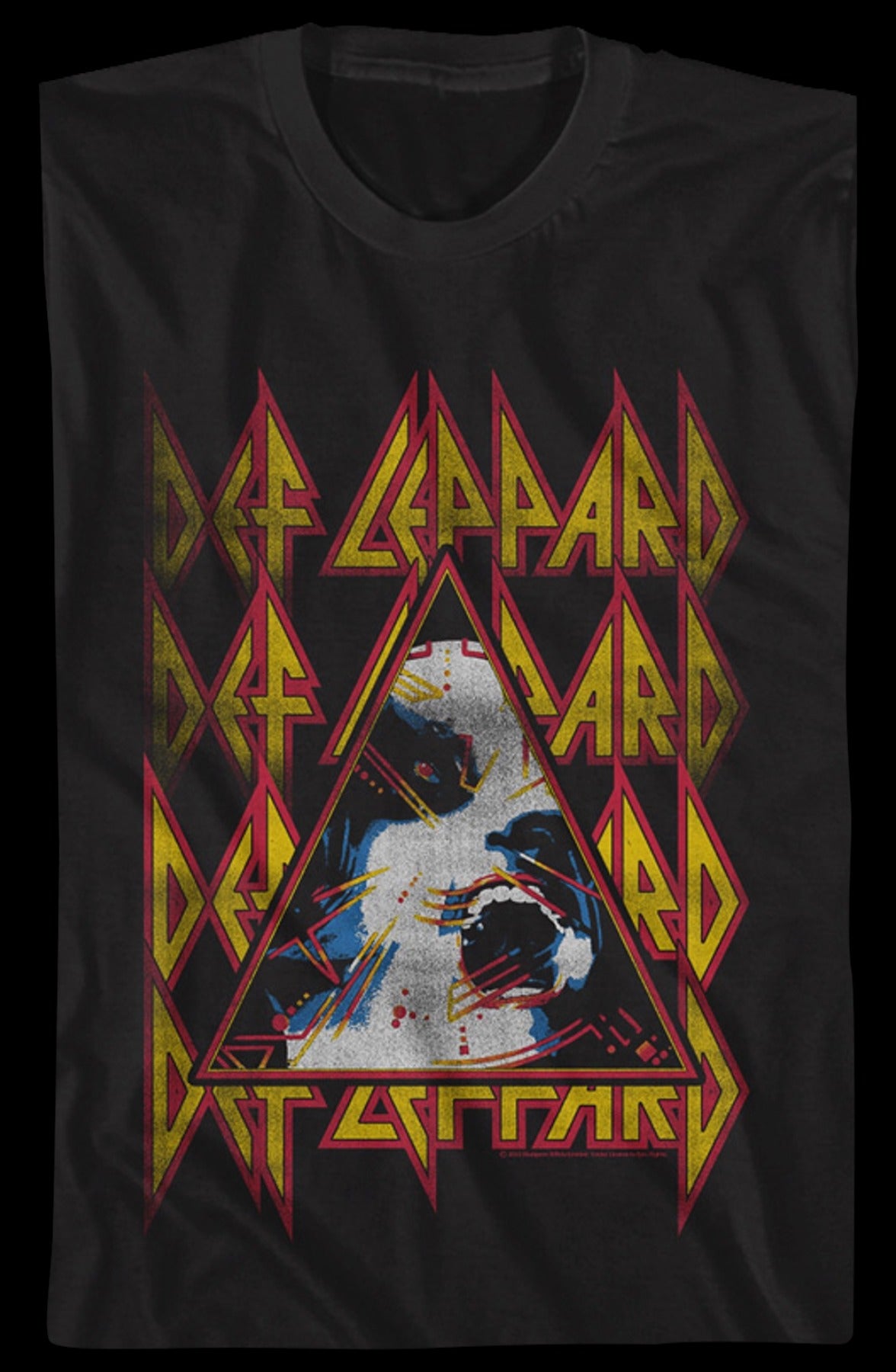 Retro Hysteria Triangle Def Leppard T-Shirt