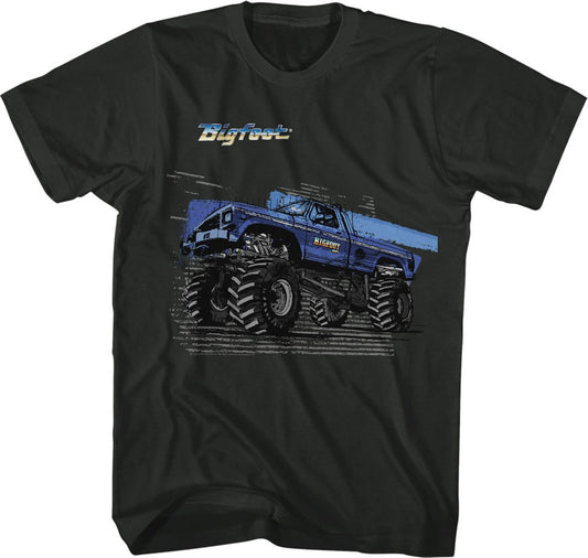 Retro Monster Truck Bigfoot T-Shirt