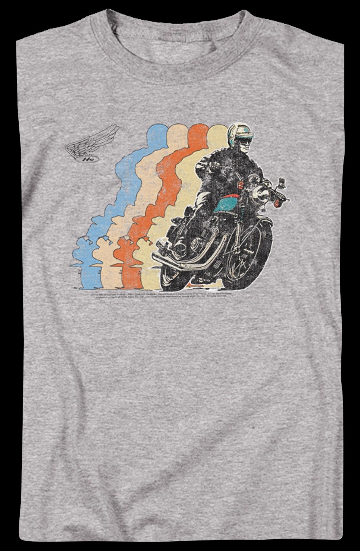 Retro Motorcycle Honda T-Shirt