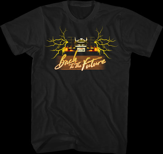 Retro OUTATIME Back To The Future T-Shirt