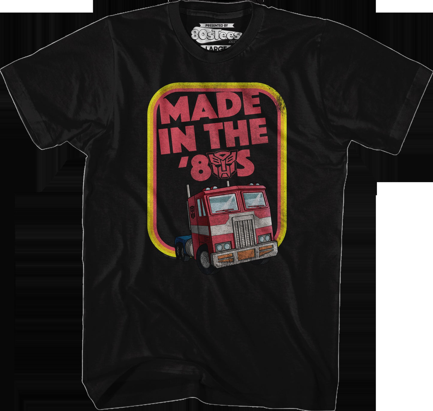 Retro Optimus Prime Made In The '80s Transformers T-Shirt