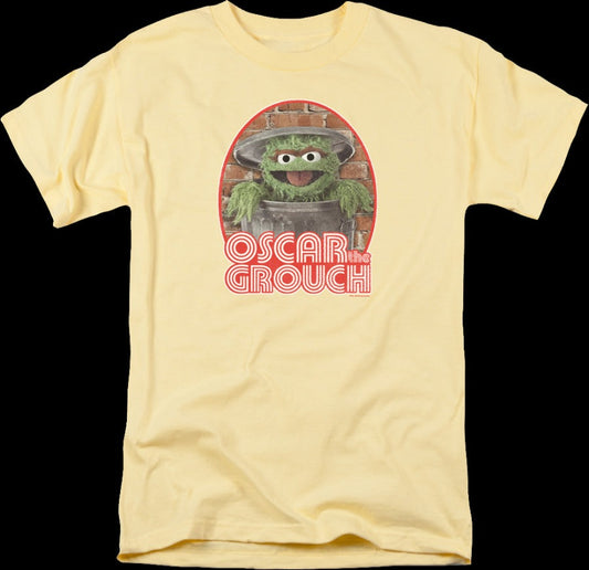 Retro Oscar The Grouch Sesame Street Shirt