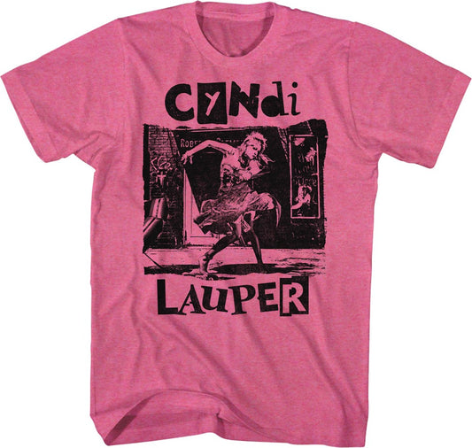 Retro Pink She's So Unusual Cyndi Lauper T-Shirt