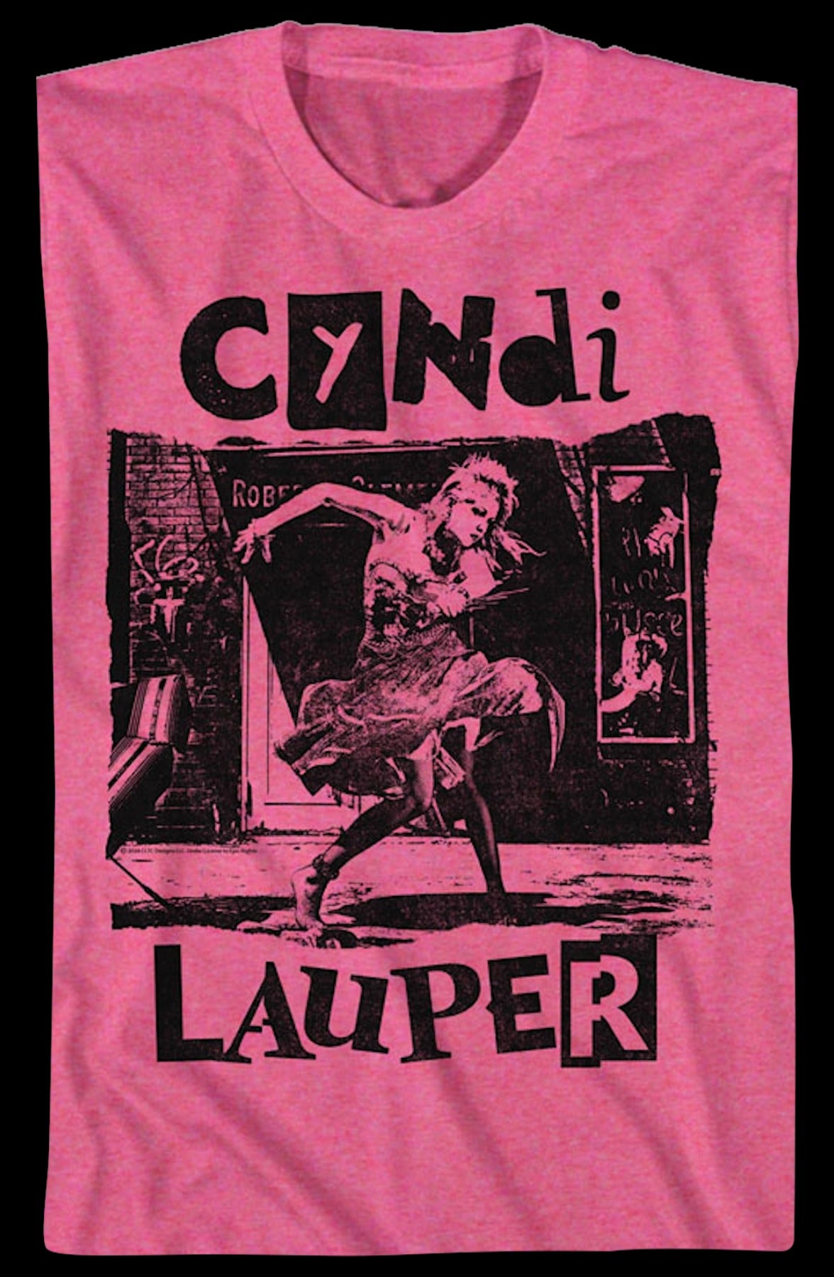 Retro Pink She's So Unusual Cyndi Lauper T-Shirt