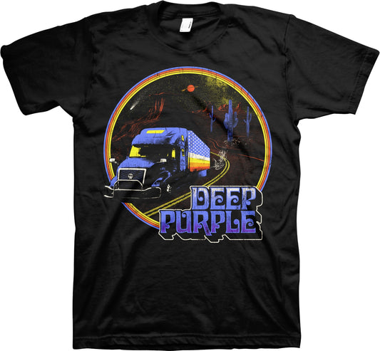 Retro Truck Deep Purple T-Shirt
