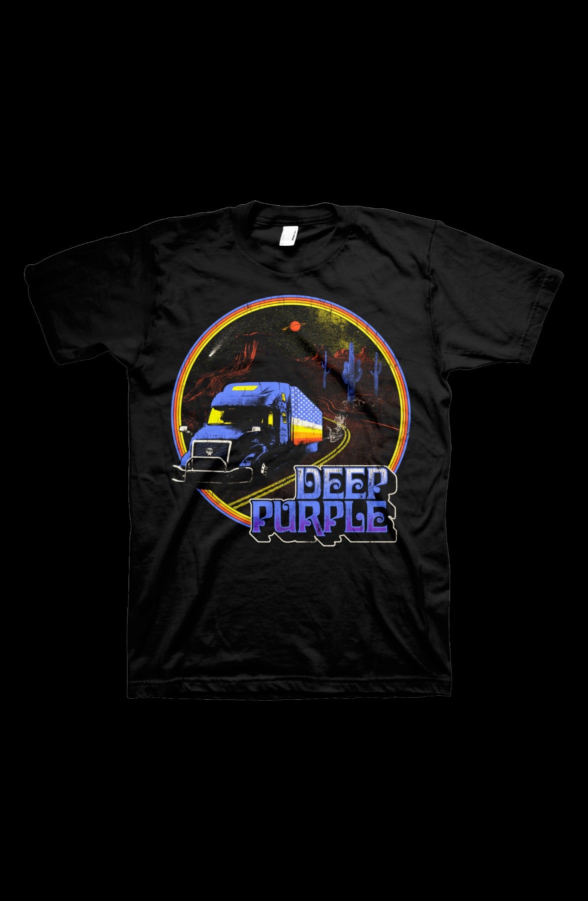 Retro Truck Deep Purple T-Shirt