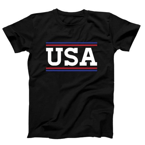 Retro Usa 4 Th Of July Man's T-Shirt Tee