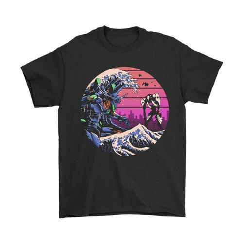 Retro Wave Eva Art Man's T-Shirt Tee