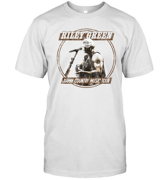 Riley Green Damn Country Music Tour T-Shirt