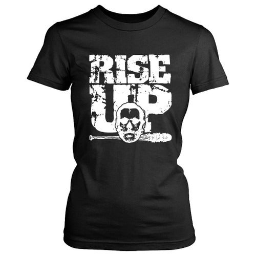 Rise Up Negan The Walking Dead Women's T-Shirt Tee