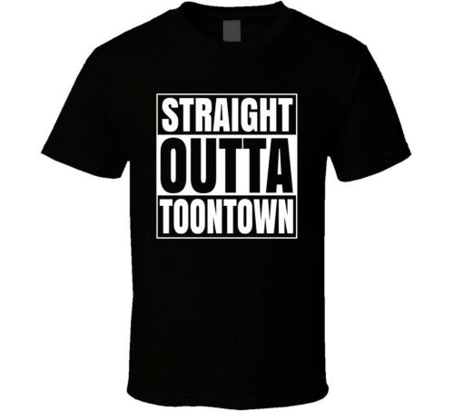 Roger Rabbit Straight Outta Toontown Funny Man's T-Shirt Tee