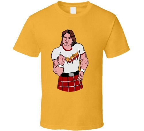 Rowdy Roddy Piper Retro Wrestling Man's T-Shirt Tee