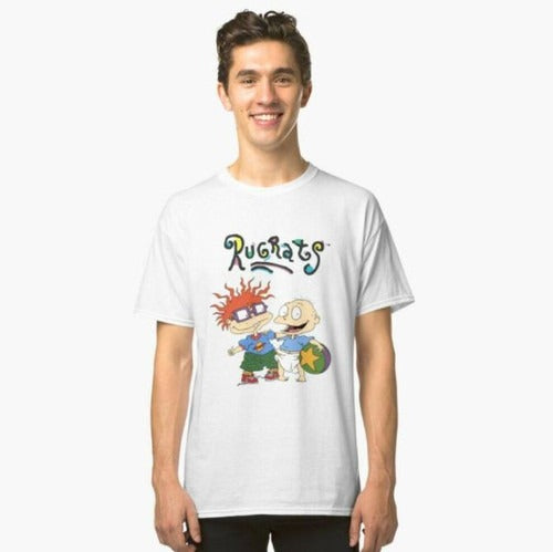 Rugrats Chuckie Finster Tommy Pickles Man's T-Shirt Tee
