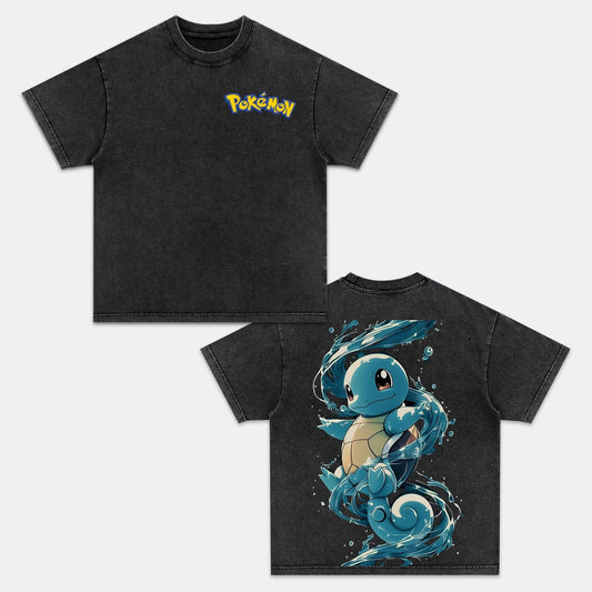 SQUIRTLE UNISEX ANIME INSPIRED VINTAGE T-SHIRT丨POKÉMON Style001
