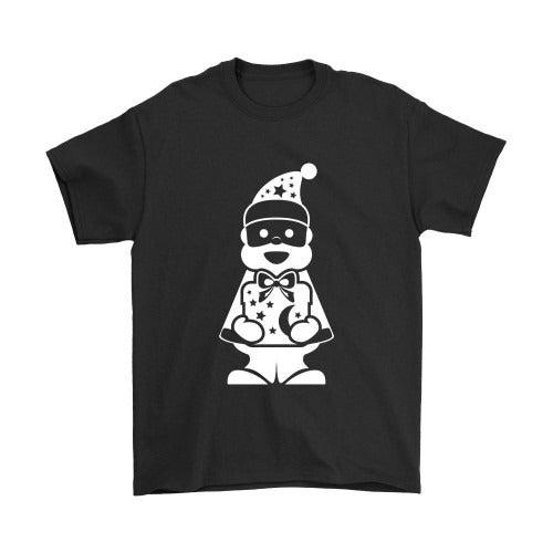 Santa Funny Art Black And Withe Man's T-Shirt Tee
