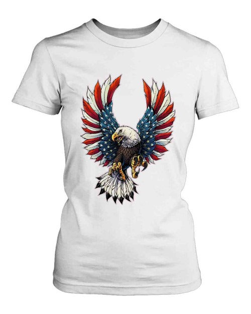 Screaming American Eagle Women's T-Shirt Tee