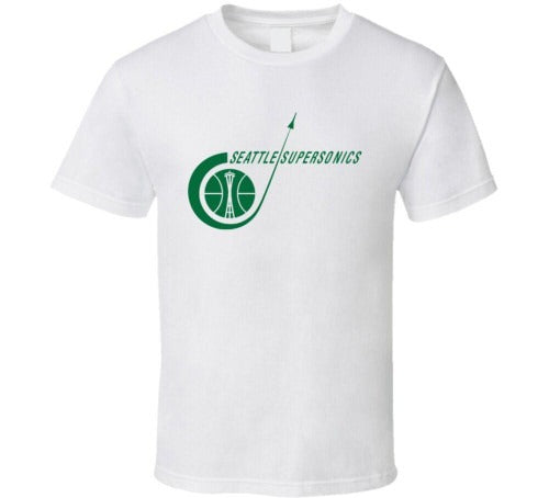 Seattle Supersonics Retro Logo Man's T-Shirt Tee