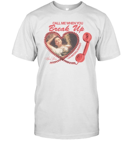 Selena Gomez x Benny Blanco x Gracie Abrams Call Me When You Break Up Unisex T-Shirt