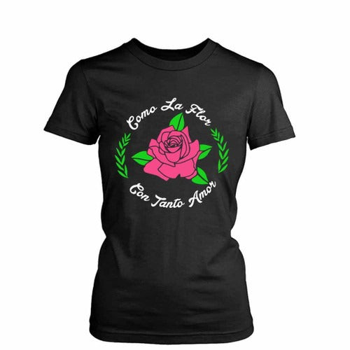 Selena Quintanilla Como La Flor Con Tanto Amor Women's T-Shirt Tee