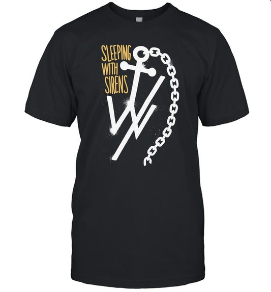 Sleeping With Sirens Anchor Chain Hot 2025 T-Shirt