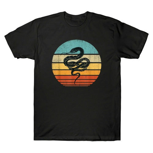 Snake Retro Vintage Style 60S 70S Gifts Animal Man's T-Shirt Tee