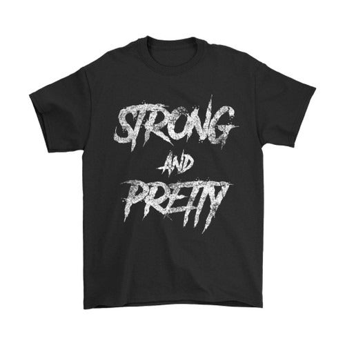Strong And Pretty Funny Grunge Man's T-Shirt Tee