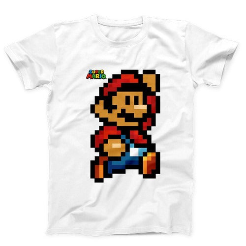 Super Mario Retro 16 Bit Man's T-Shirt Tee