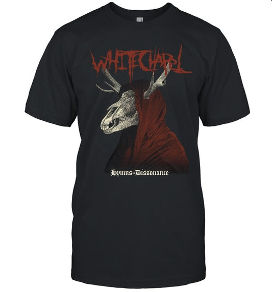 T-Shirt Whitechapel Hooded Skull Black 2025