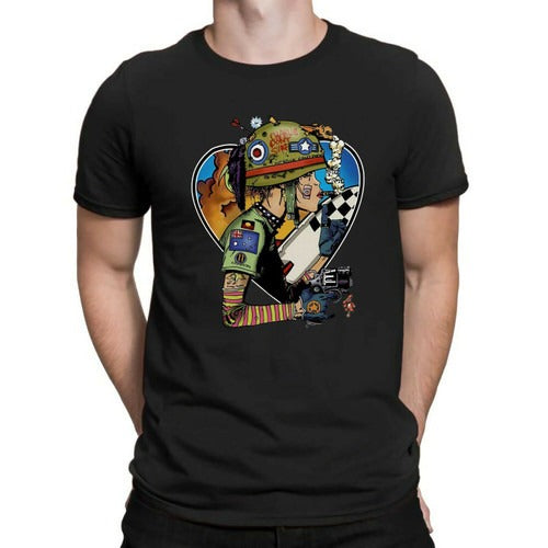 Tank Girl Charlie Do Not Surf Military Funny Man's T-Shirt Tee