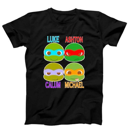 Teenage Mutant Ninja Turtles Funny Face Man's T-Shirt Tee