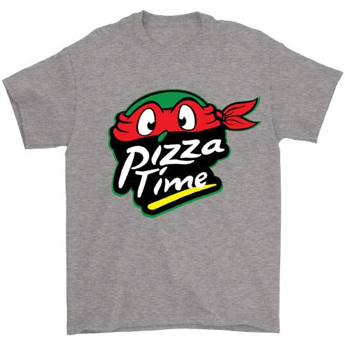 Teenage Mutant Ninja Turtles Pizza Time Man's T-Shirt Tee