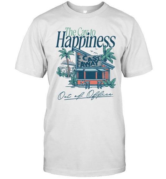 The Cay To Happiness New T Shirt