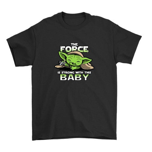 The Force Is Strong With This Baby Man's T-Shirt Tee