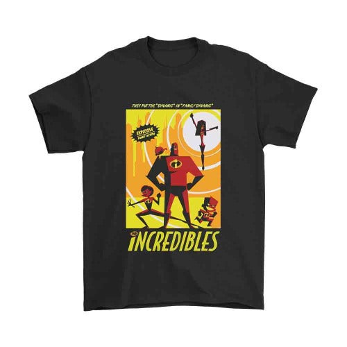 The Incredibles Family Action Man's T-Shirt Tee