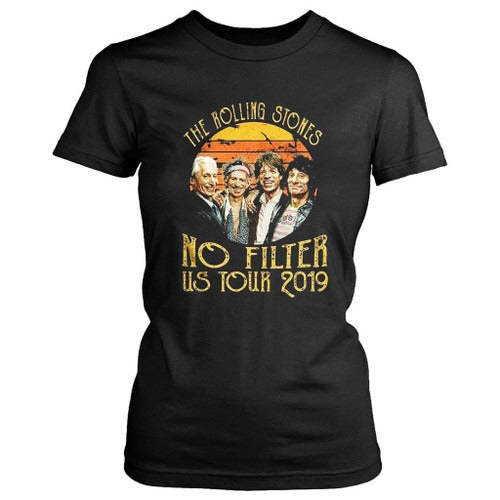 The Rolling Stones No Filter Us Tour 2019 Retro Women's T-Shirt Tee