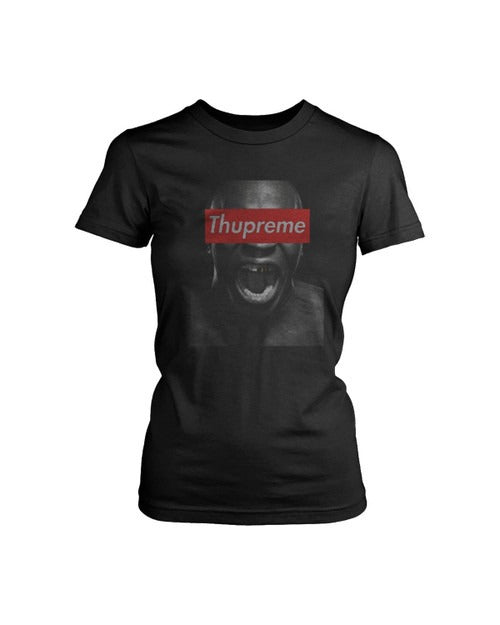 Thupreme Mike Tyson Boxing Champion Funny Women's T-Shirt Tee