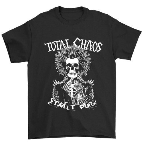 Total Chaos Street Punx Man's T-Shirt Tee