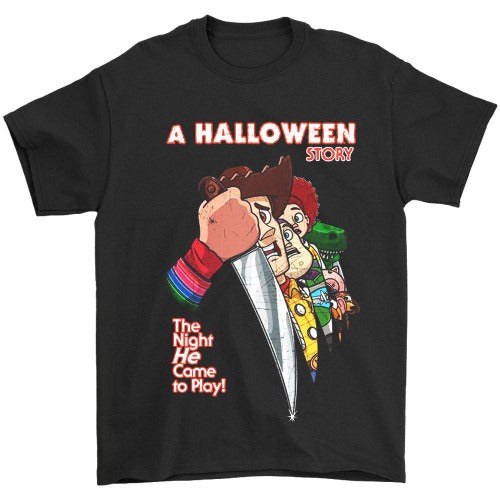 Toy Story Four A Halloween Story Man's T-Shirt Tee