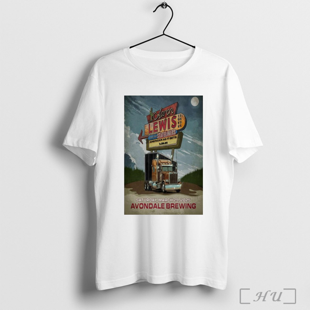 Trending The Aaron Lewis And The Stateliners American As It Gets Avondale Brewing Company In Birmingham Al Mar 29 2025 Poster Graphic T Shirt Sweatshirt