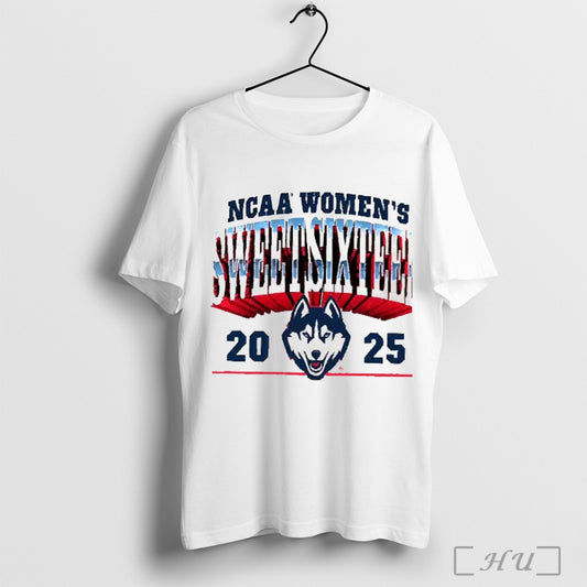 Trending Uconn Womens Basketball Sweet Sixteen Streetwear Ncaa March Madness 2025 Unisex Shirt