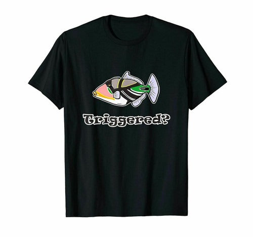Triggered Grumpy Triggerfish Man's T-Shirt Tee