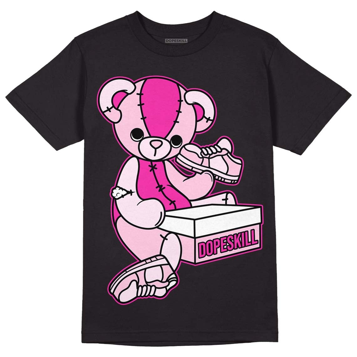 Triple Pink Dunk Low DopeSkill T-Shirt Sneakerhead BEAR Graphic