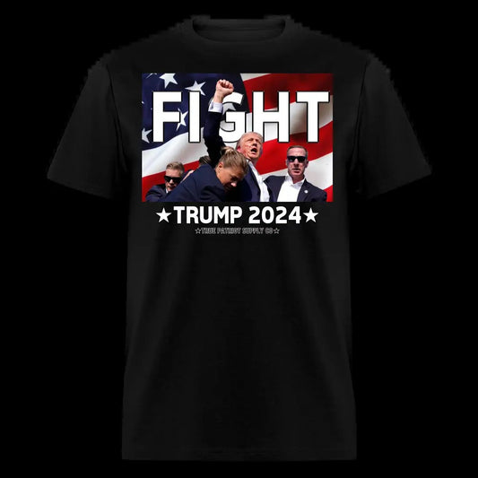 Trump 2024 Shot Assassination Attempt FIGHT Fist Raised Unisex Classic T-Shirt