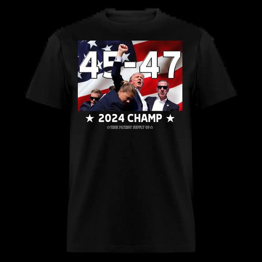 Trump 45 - 47 2024 Champ Unisex Classic T-Shirt