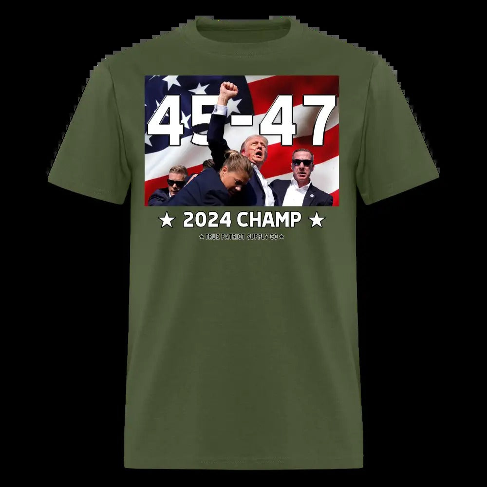 Trump 45 - 47 2024 Champ Unisex Classic T-Shirt